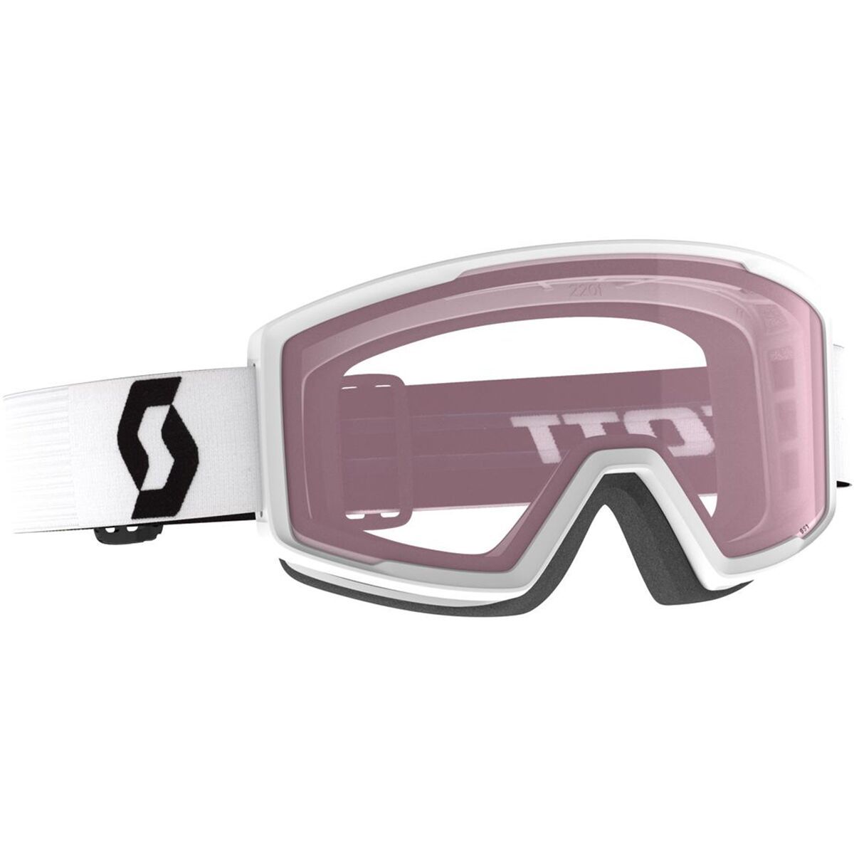 Image of Scott Factor Snow Goggles 2025 Mineral White W/ Illuminator Lens, One Size