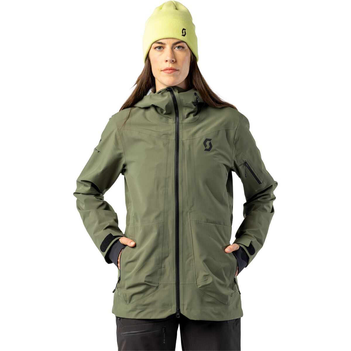 Scott Vertic Ripstop 3L Jacket - Women's Douglas Green, One Size