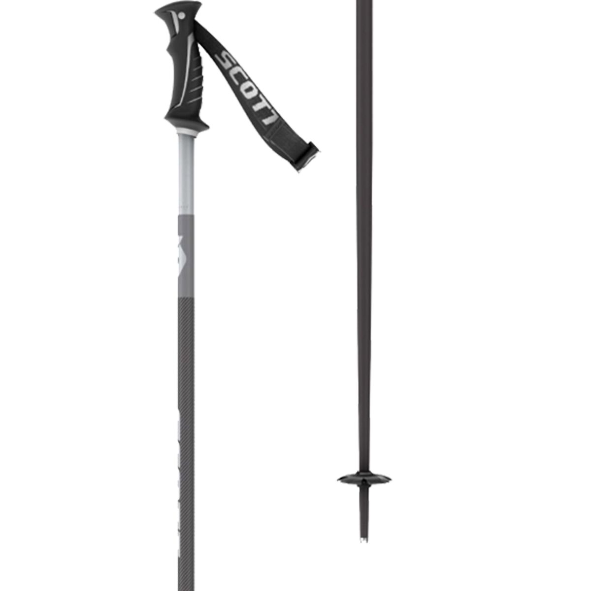 Image of Scott Decree Ski Poles Black, 50in(125cm)