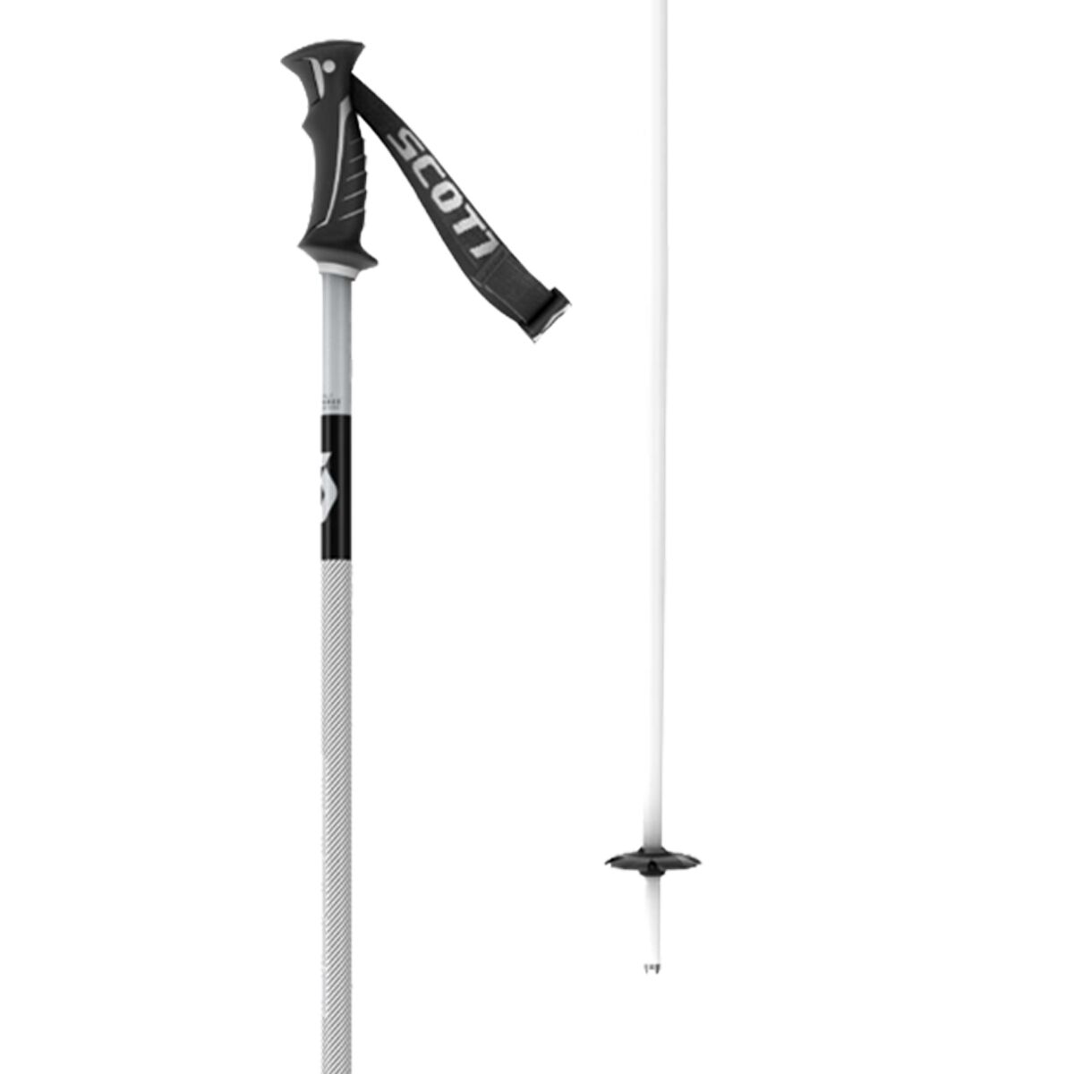Image of Scott Decree Ski Poles White, 48in(120cm)