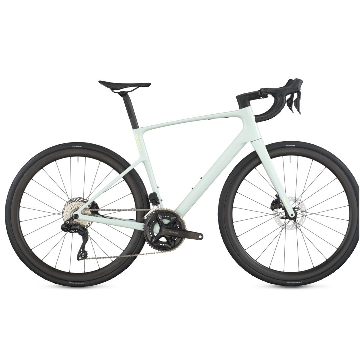 Image of Scott Addict 30 105 Di2 Road Bike Frozen Green, 58