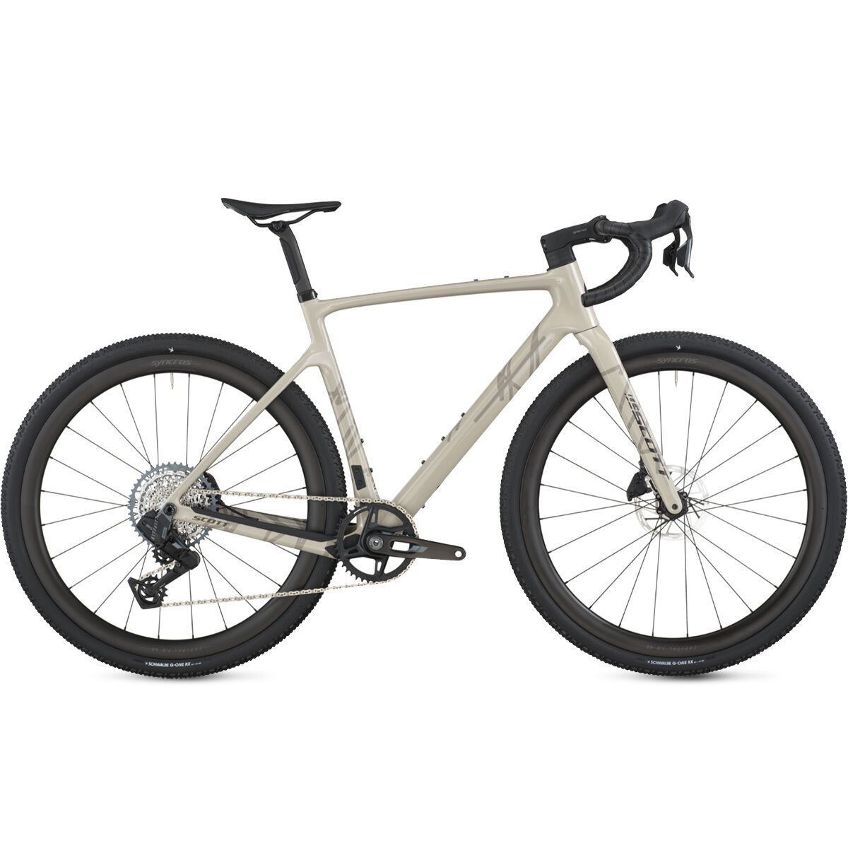 Image of Scott Addict Gravel 20 Rival XPLR AXS Gravel Bike Taupe Beige, 52