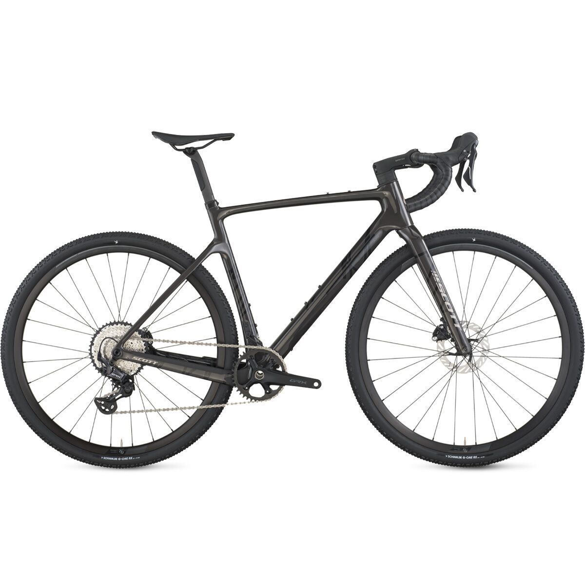 Image of Scott Addict Gravel 30 GRX RX822 1x Gravel Bike Carbon Black, 56