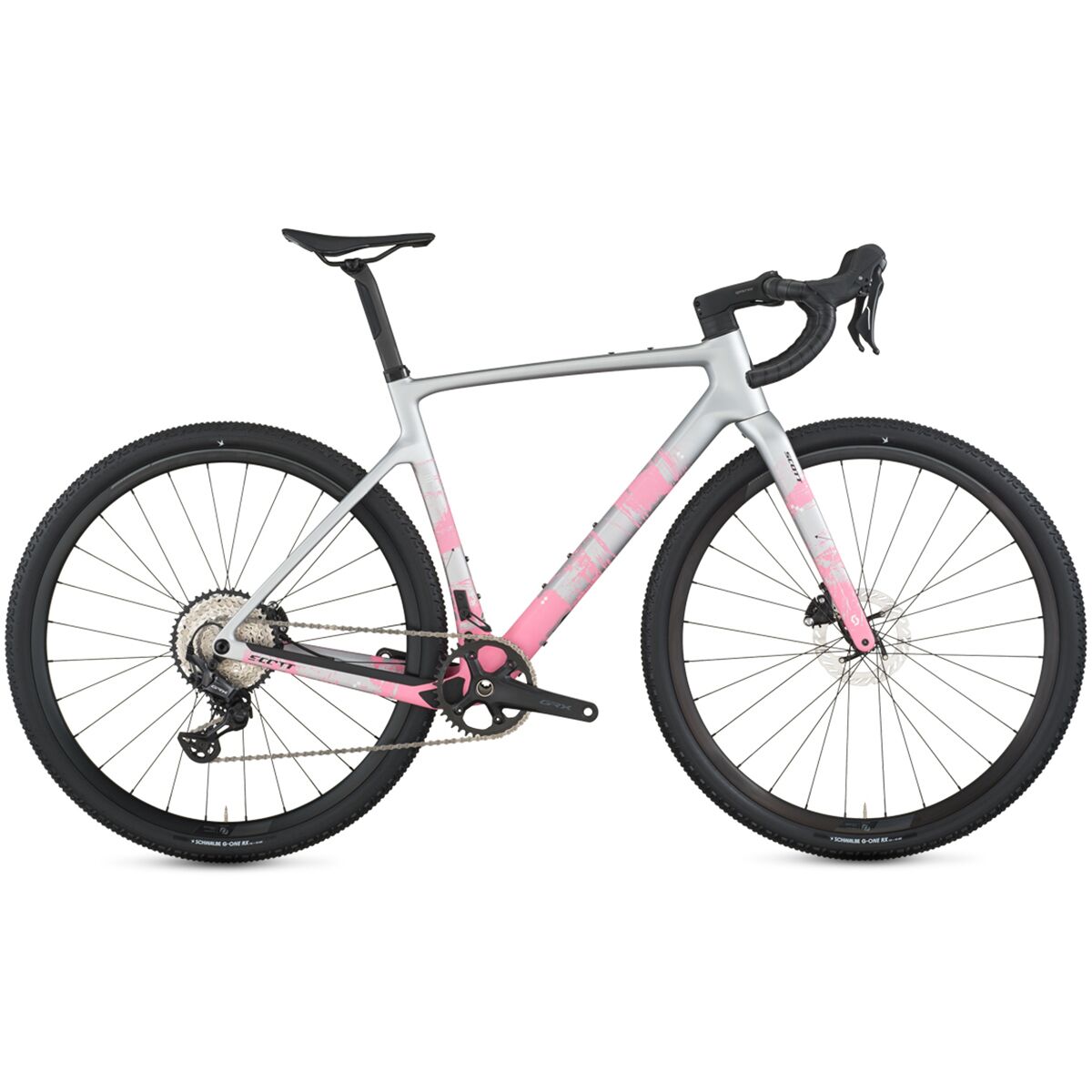 Image of Scott Addict Gravel 30 GRX RX822 1x Gravel Bike Carbon Grey, 52