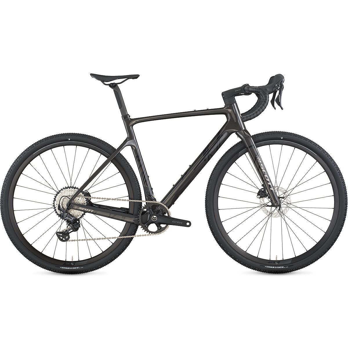 Image of Scott Addict Gravel 30 GRX RX822 1x Gravel Bike Carbon Grey, 52