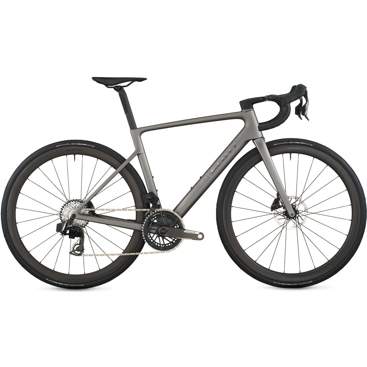 Image of Scott Addict RC Team Force AXS Road Bike Tungsten Grey, 54