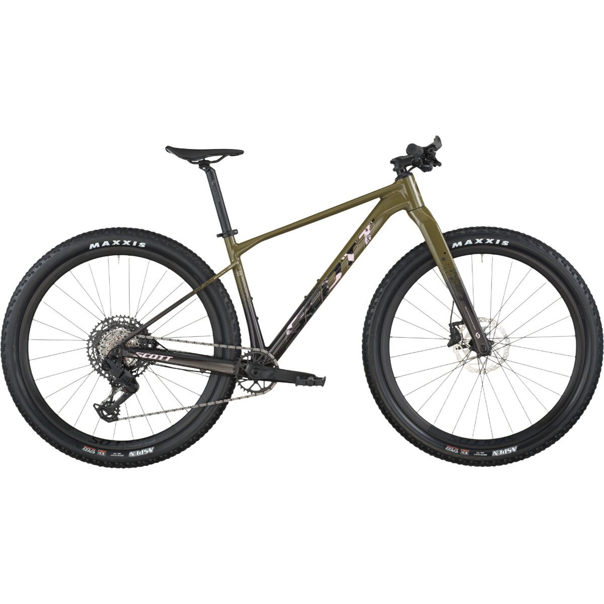 Image of Scott Scale Gravel 20 Eagle 70 Gravel Bike Kaki Green/Carbon Black, M