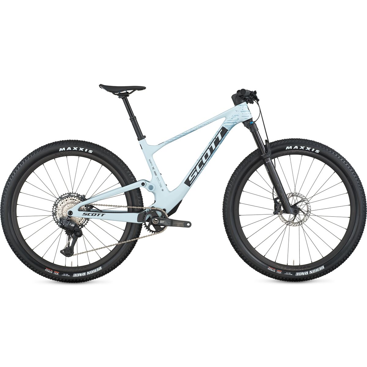Image of Scott Spark RC Pro XT Di2 Mountain Bike Azure White, XL