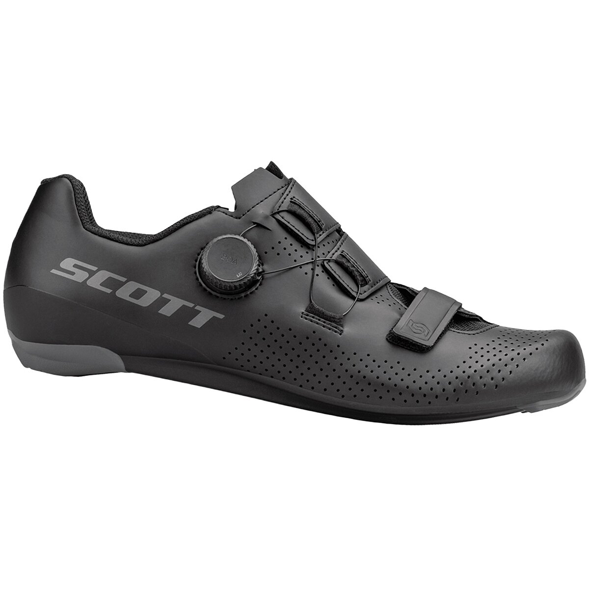 Image of Scott Road Team BOA Cycling Shoe - Men's Matt Black/Dark Grey, 47.0