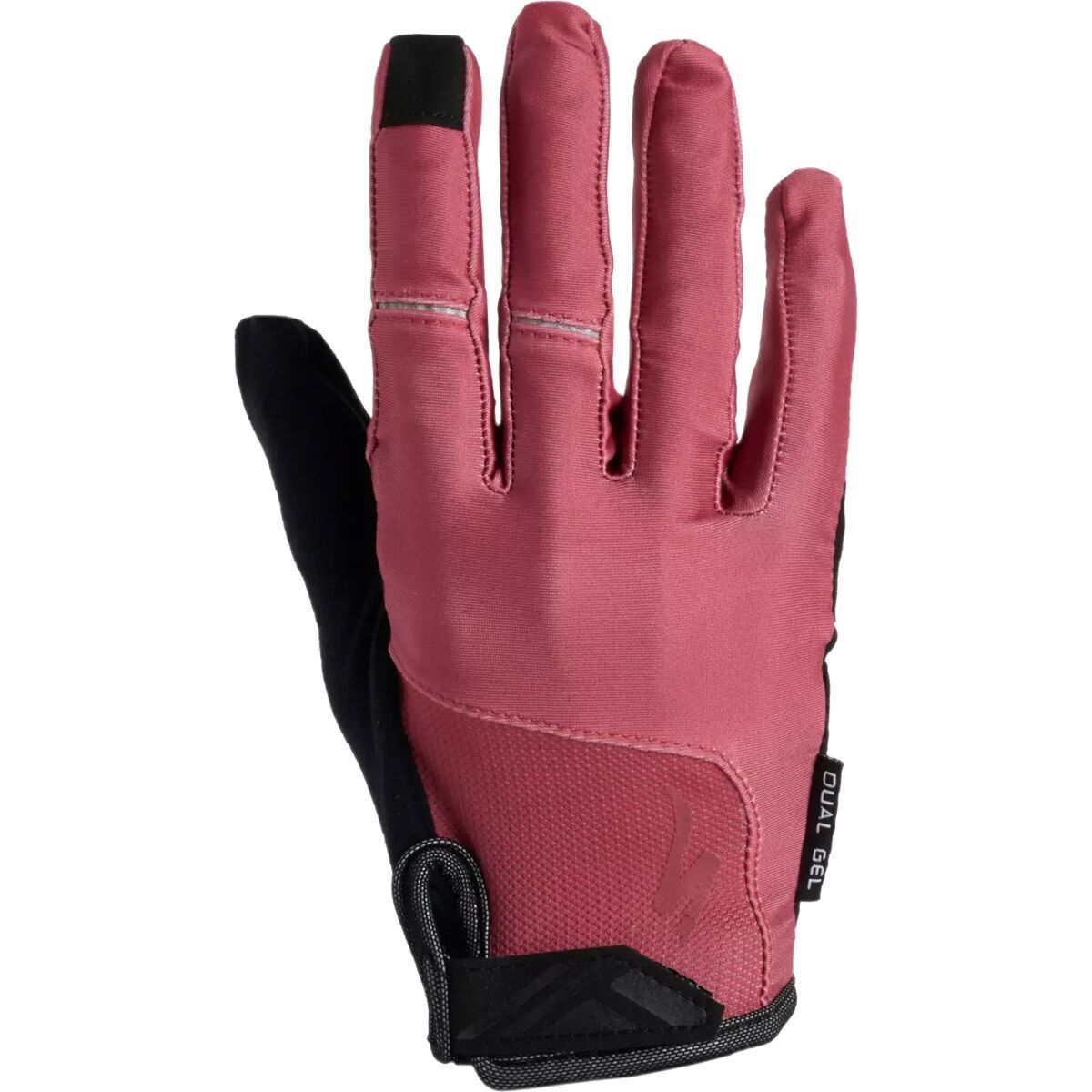 Image of Specialized Body Geometry Dual-Gel Long Finger Glove - Men's Dusty Rose, S