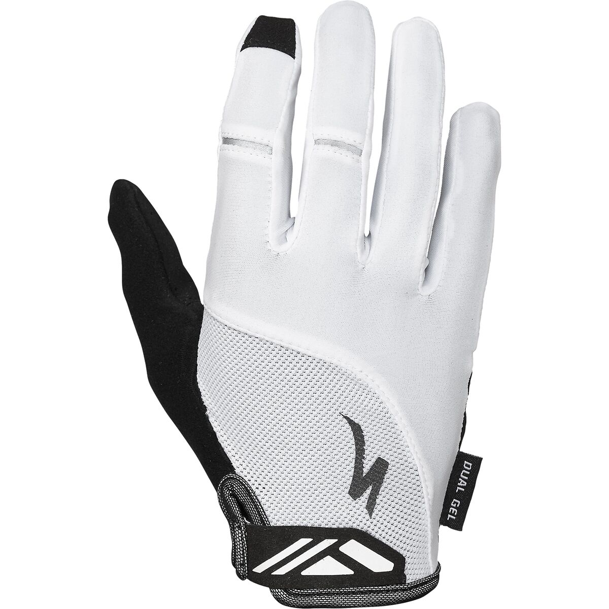 Image of Specialized Body Geometry Dual-Gel Long Finger Glove - Women's White, S