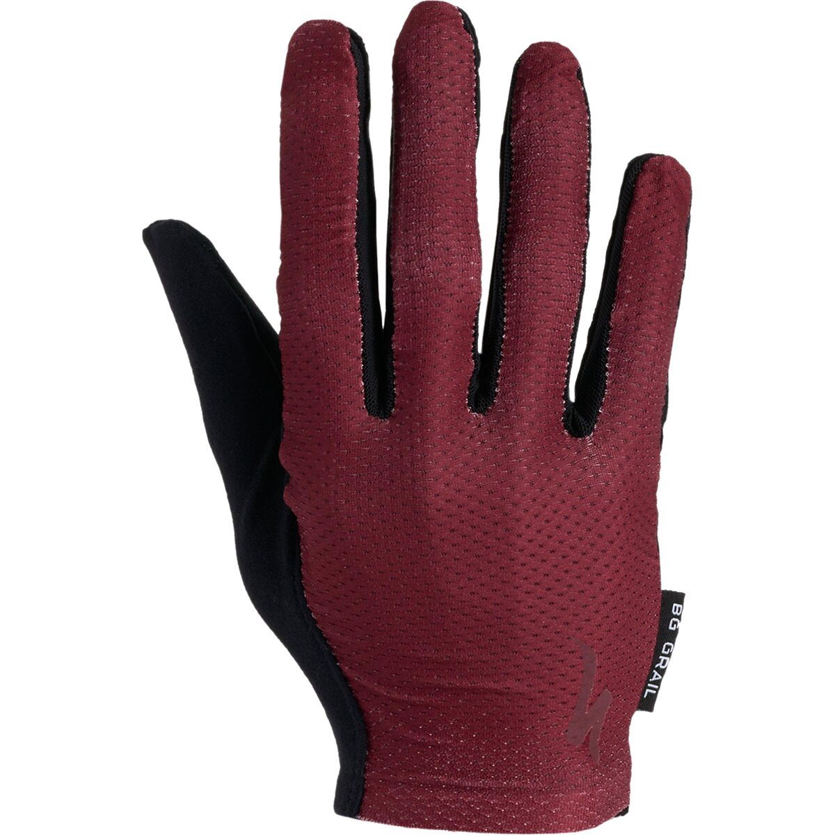 Image of Specialized Body Geometry Grail Long Finger Glove Garnet Red, XXL