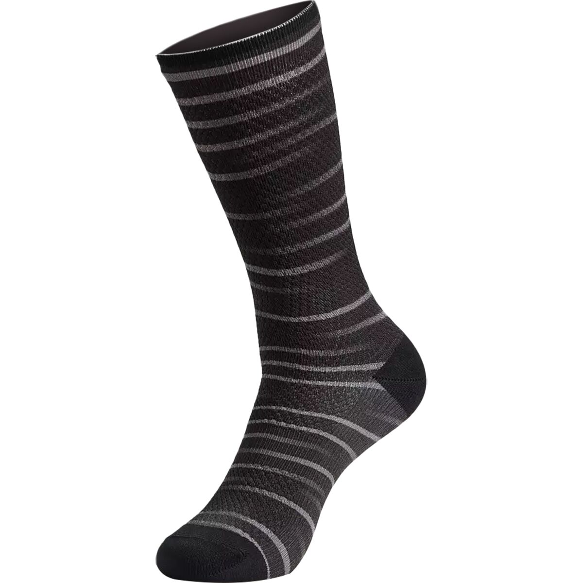 Image of Specialized Soft Air Road Tall Sock Black Mirage, M