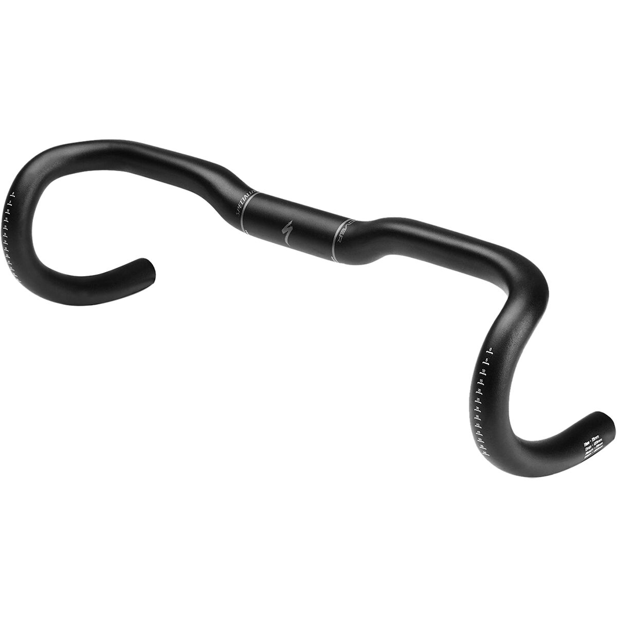 Image of Specialized Hover Expert Alloy Handlebar Sand Blast Ano Black, 38cm/15mm Rise