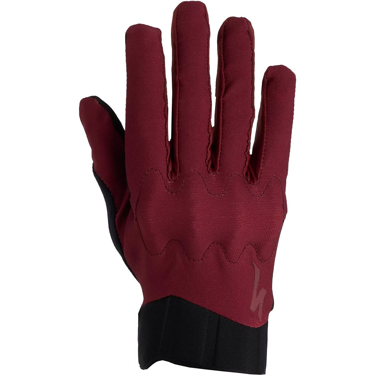 Image of Specialized Trail D3O Long Finger Glove - Men's Garnet Red, M