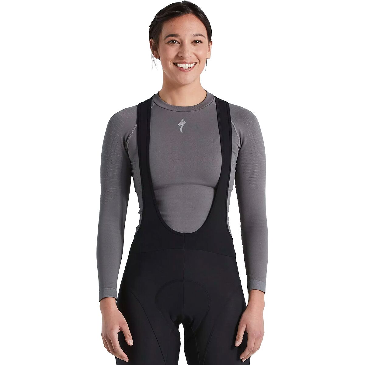 Image of Specialized Seamless Long-Sleeve Baselayer - Women's Grey, L/XL