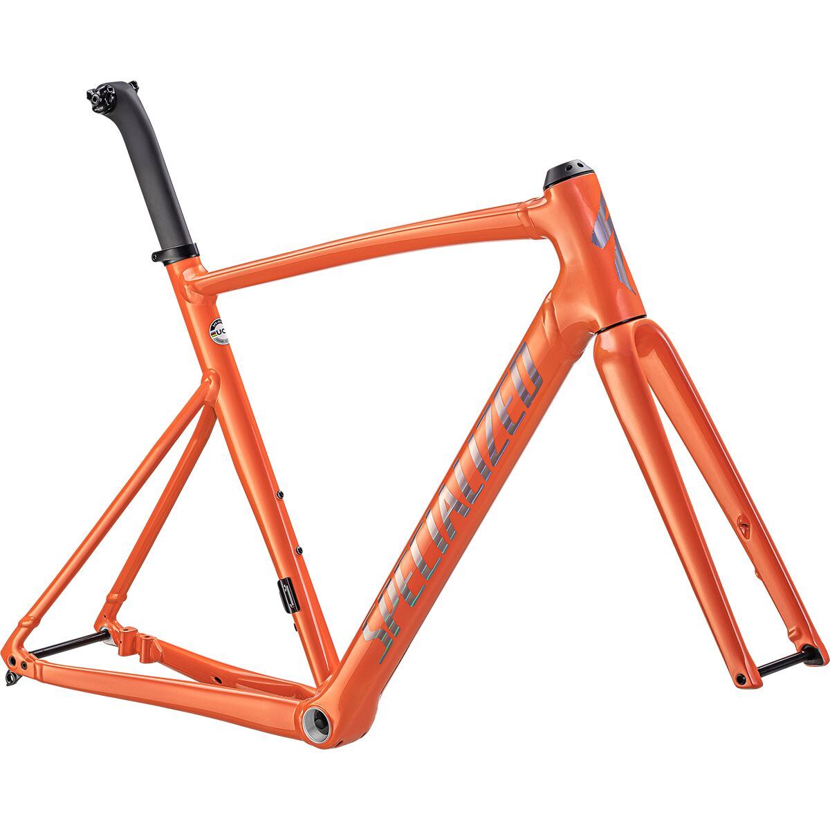 Specialized Allez Sprint Disc Road Frameset Gloss Cactus Bloom/Holographic Foil, 56cm