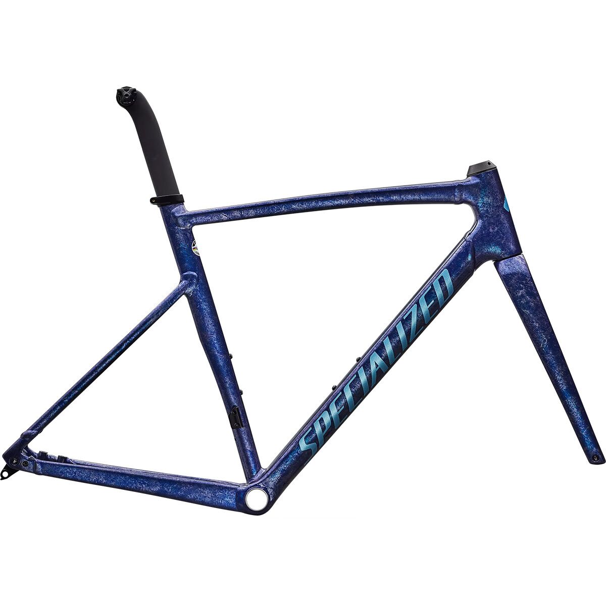 Image of Specialized Allez Sprint Disc Road Frameset Majesty Blue/Glacial Metallic Impasto, 56