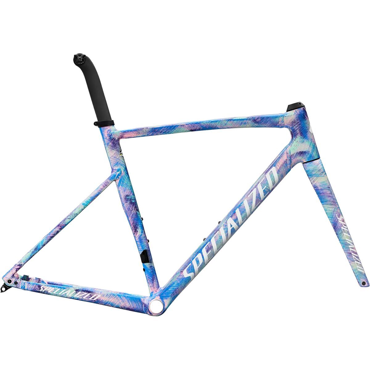 Image of Specialized Allez Sprint Disc Road Frameset Multi-Color Dry Brush/White, 54
