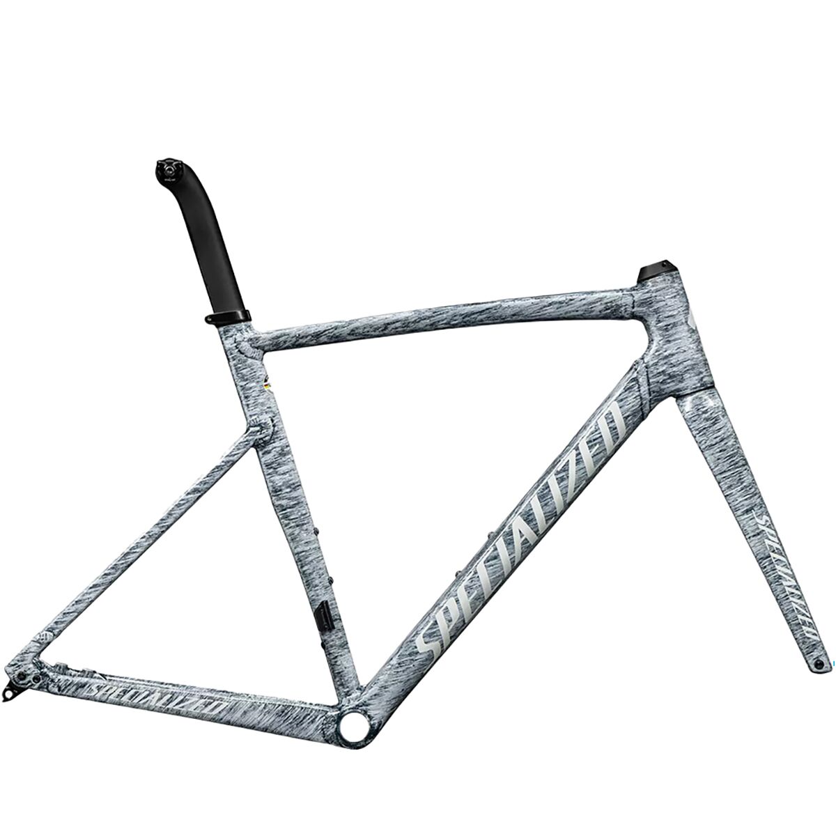 Image of Specialized Allez Sprint Disc Road Frameset Satin Sea Foam / Gloss Dune White, 52cm