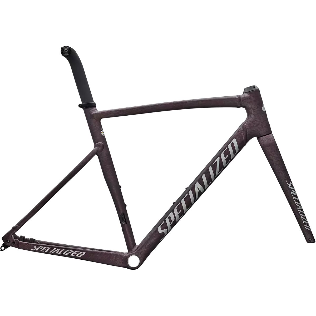 Image of Specialized Allez Sprint Disc Road Frameset Smoke/Silver Dust Speckle, 56
