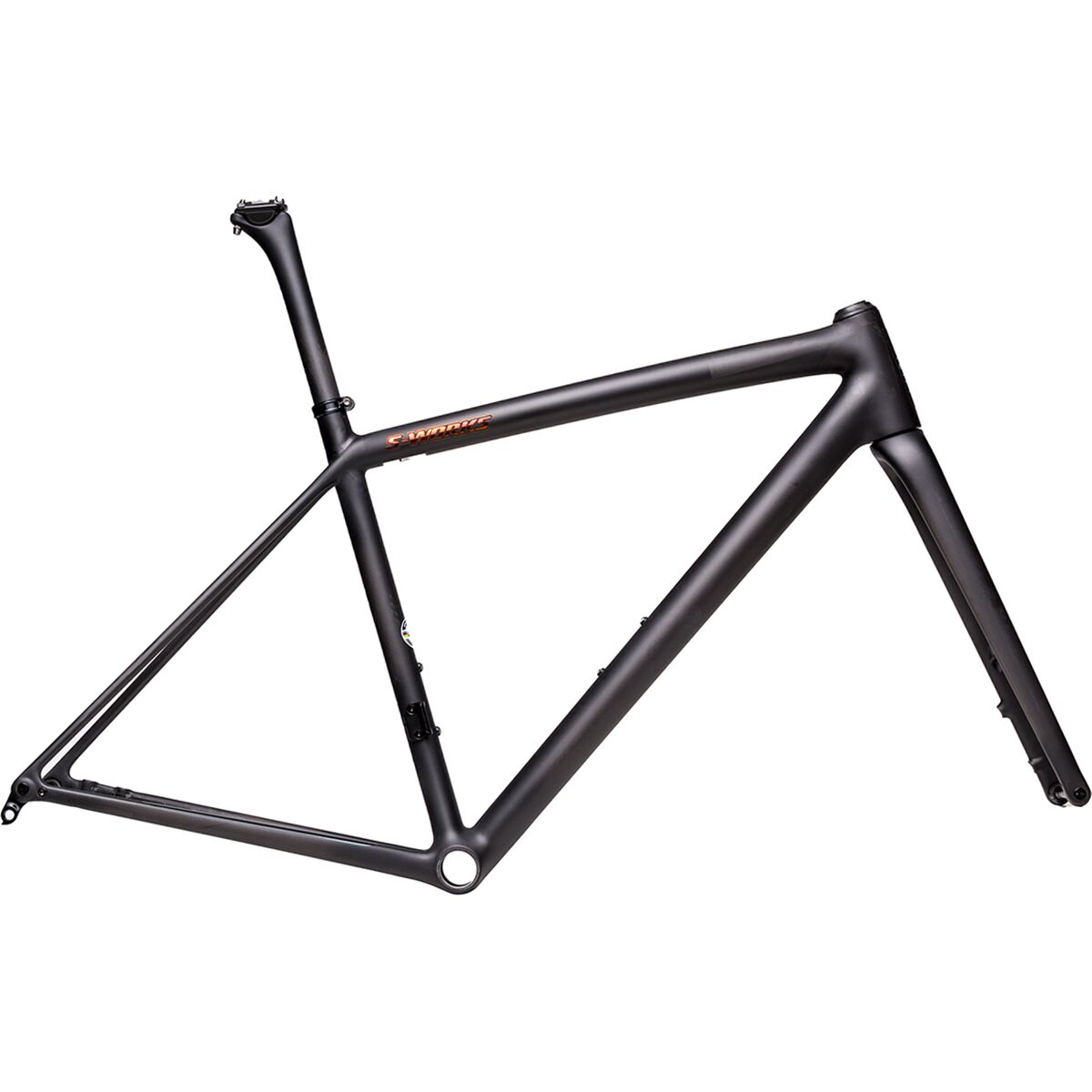 Image of Specialized S-Works Aethos Road Frameset Satin Carbon/Jet Fuel, 61cm