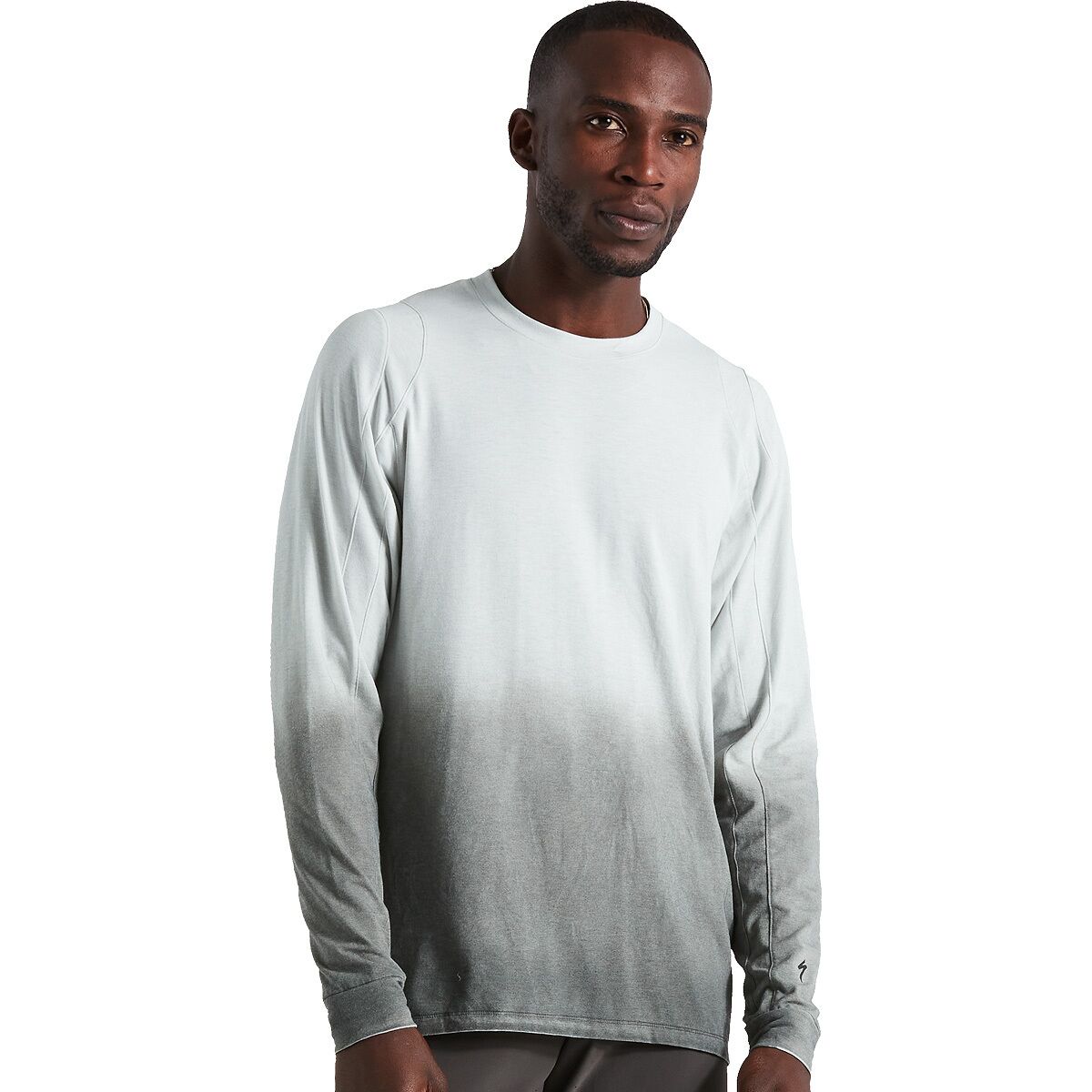 Image of Specialized Trail Long-Sleeve Jersey - Men's Dove Grey Spray, S