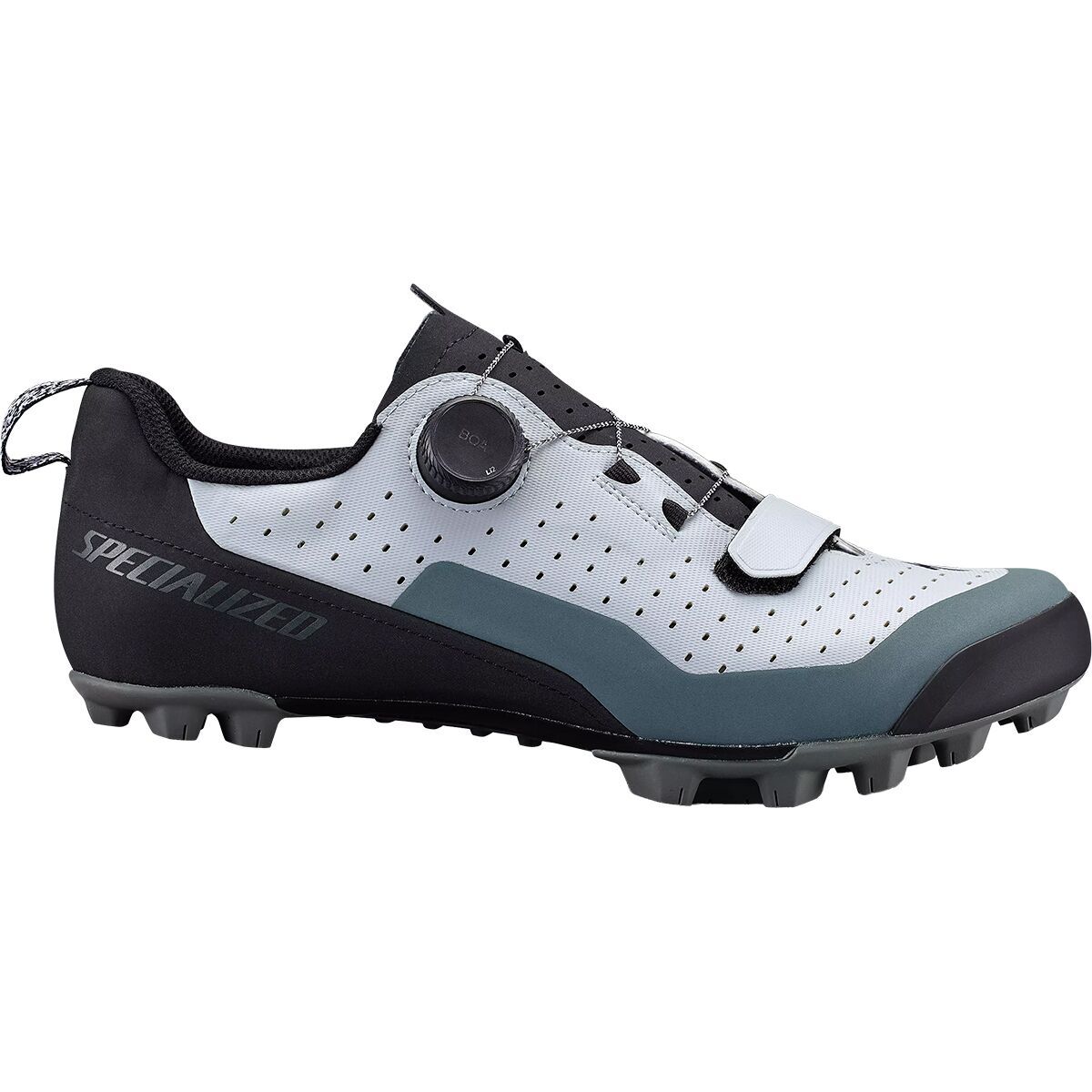 Image of Specialized Recon 2.0 Mountain Bike Shoe Dove Grey/Crushed Emerald, 44.5