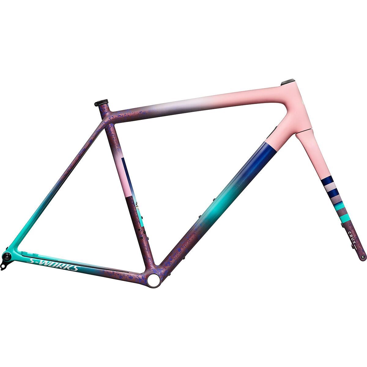 Image of Specialized S-Works Crux Frameset Desert Rose/Quartz/Purple Haze, 54