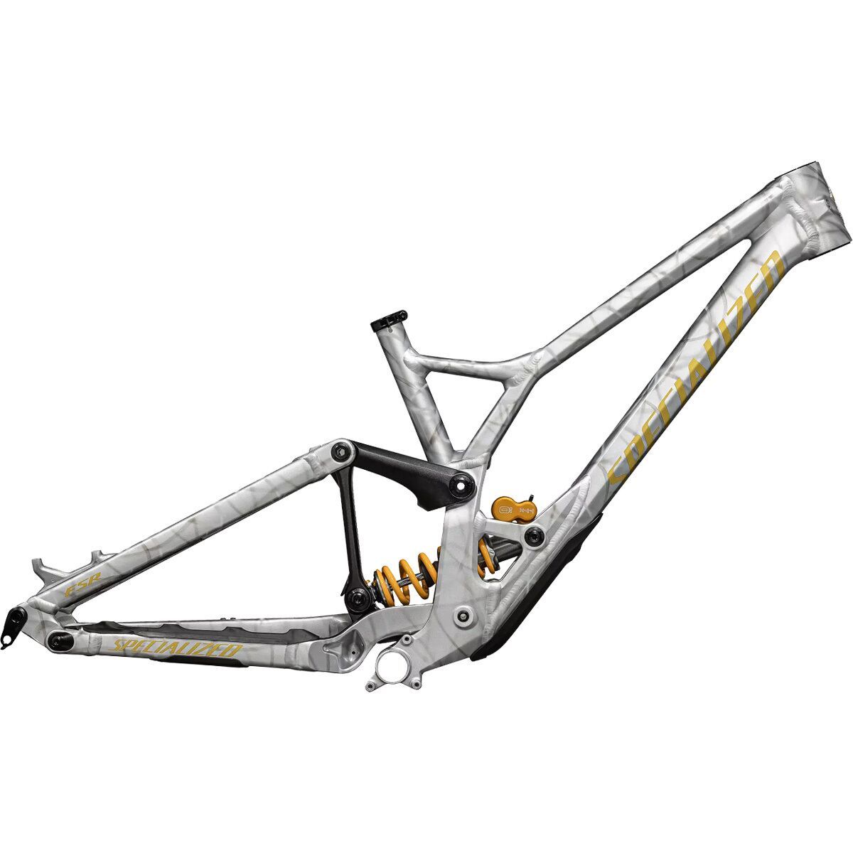 Specialized Demo Race Frameset Gloss Silver Dust/Metallic Sulphur, S2