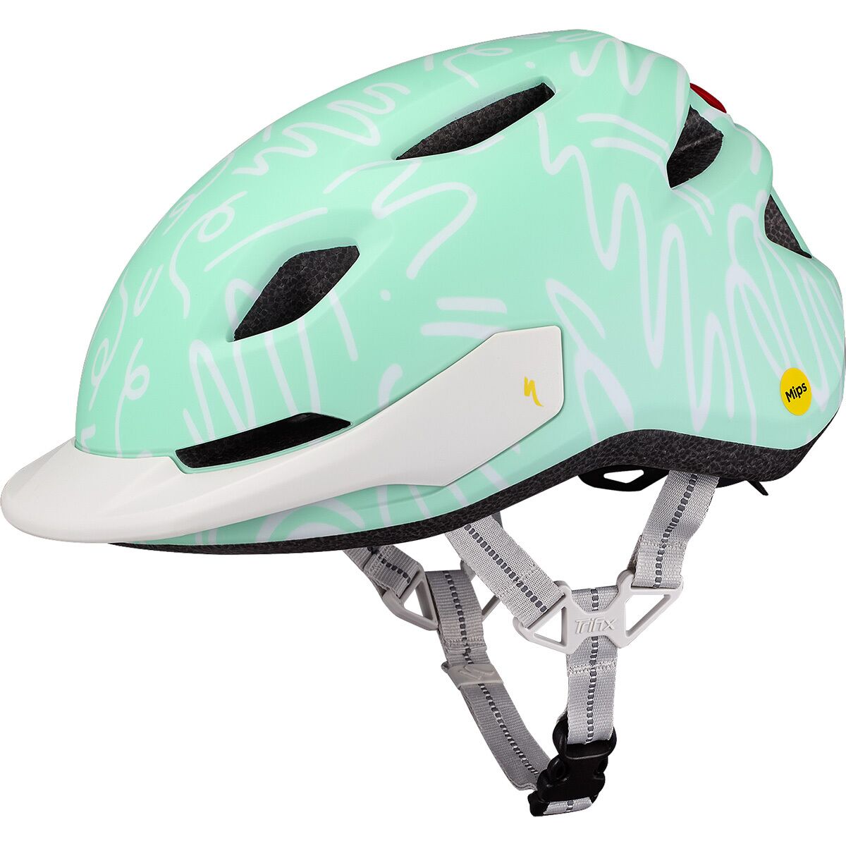 Image of Specialized Shuffle 2 LED Helmet - Kids' Dune White Graphic, One Size