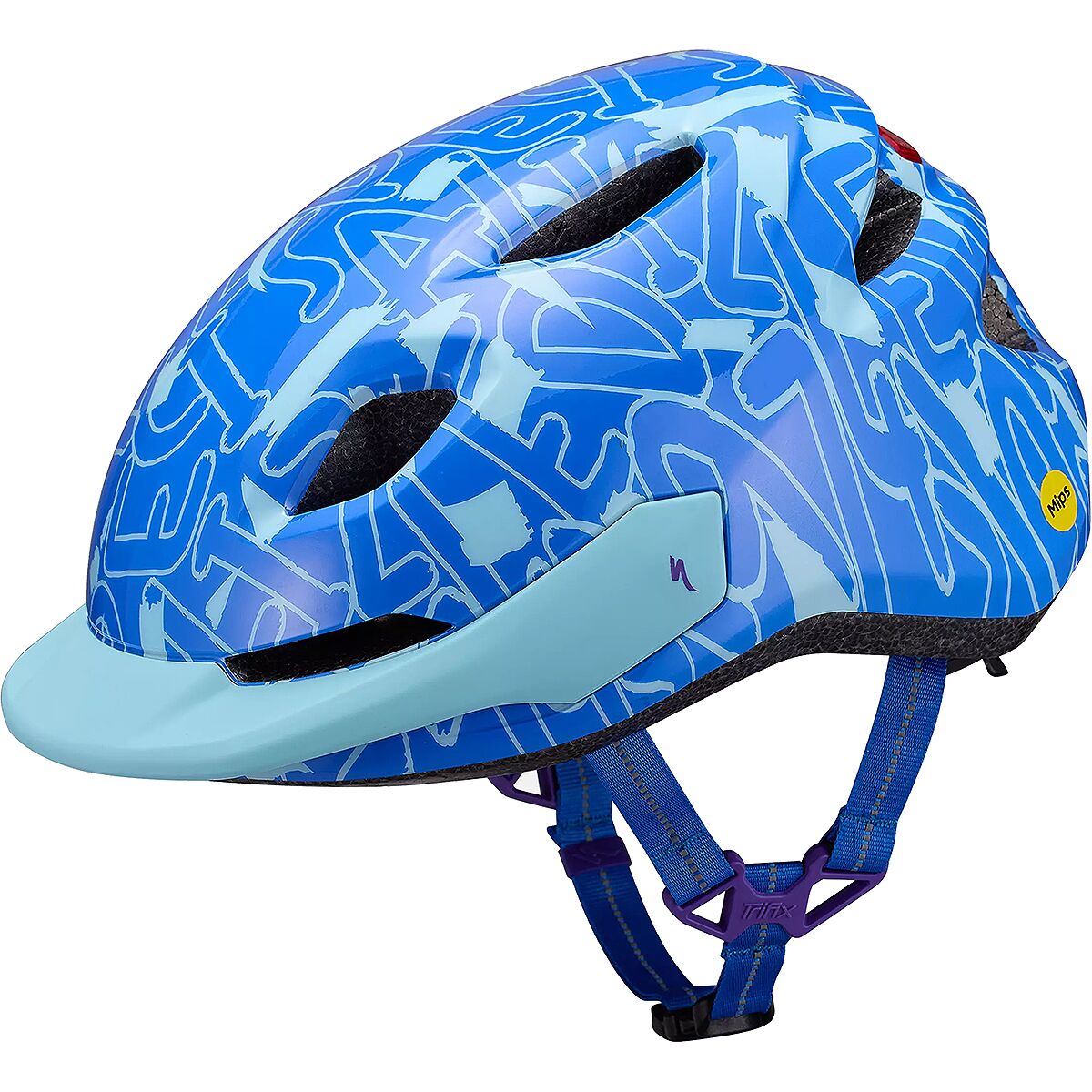 Image of Specialized Shuffle 2 LED Helmet - Kids' Sky Blue Graphic, One Size