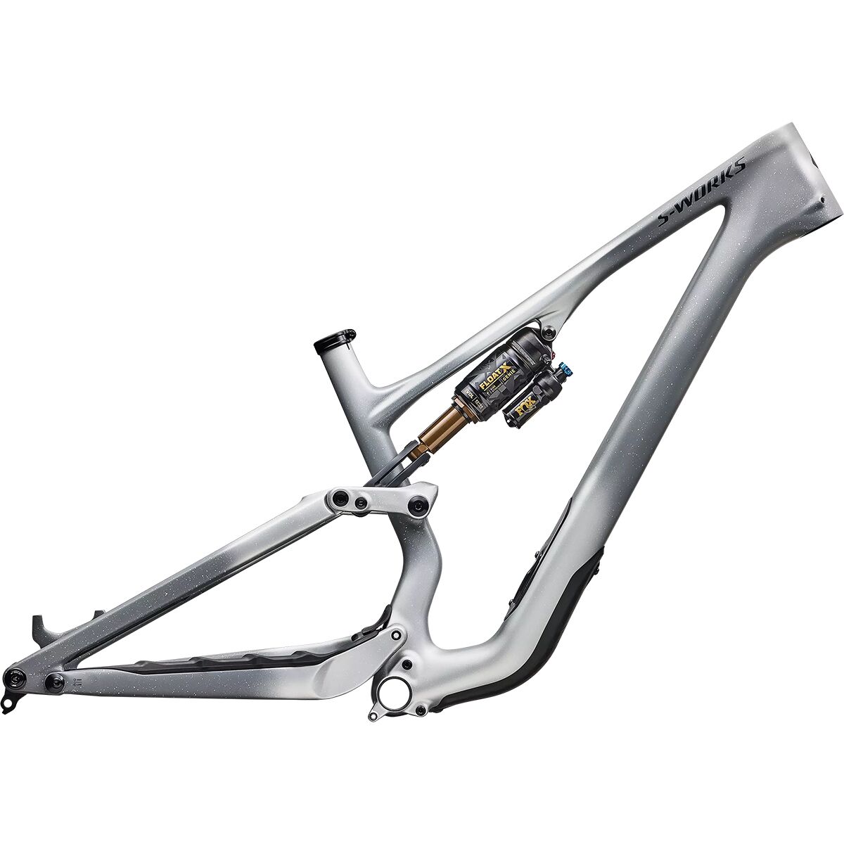 Image of Specialized S-Works Stumpjumper 15 EVO Frame Satin Shadow Silver/Ashen Grey, S2
