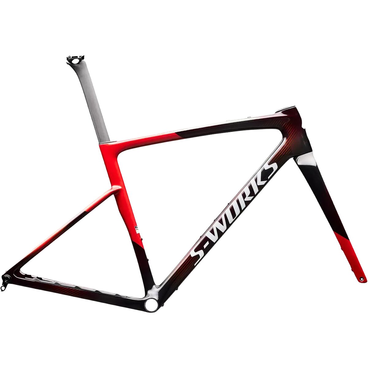 Image of Specialized S-Works Crux 5 Gravel Frameset Cayenne Metallic/red Tint, 58