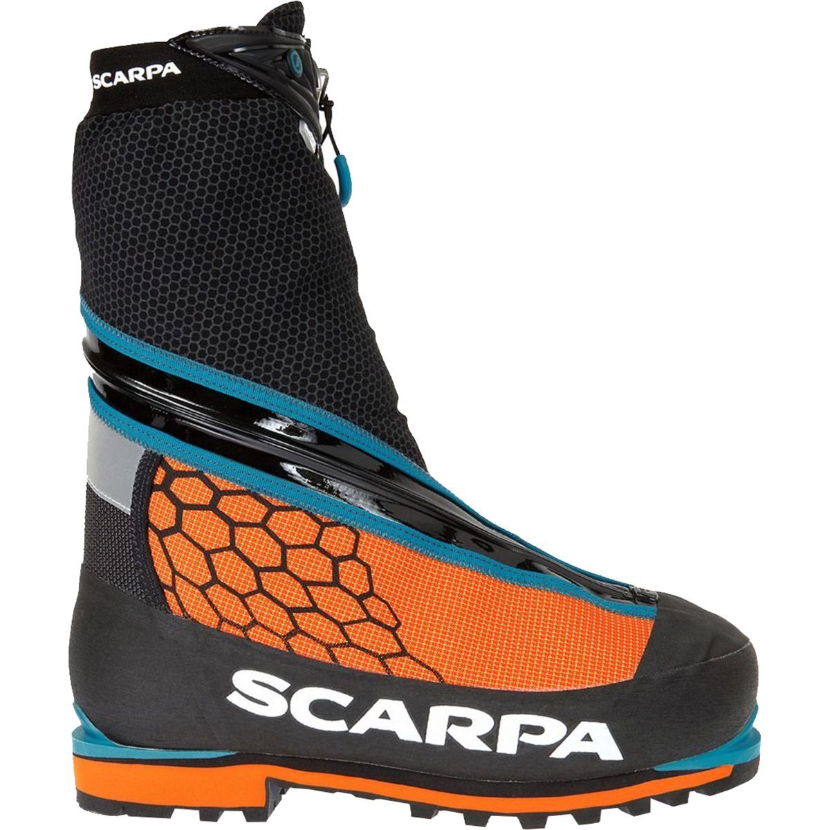 Scarpa Phantom 6000 Mountaineering Boot Black/Orange, 40.0