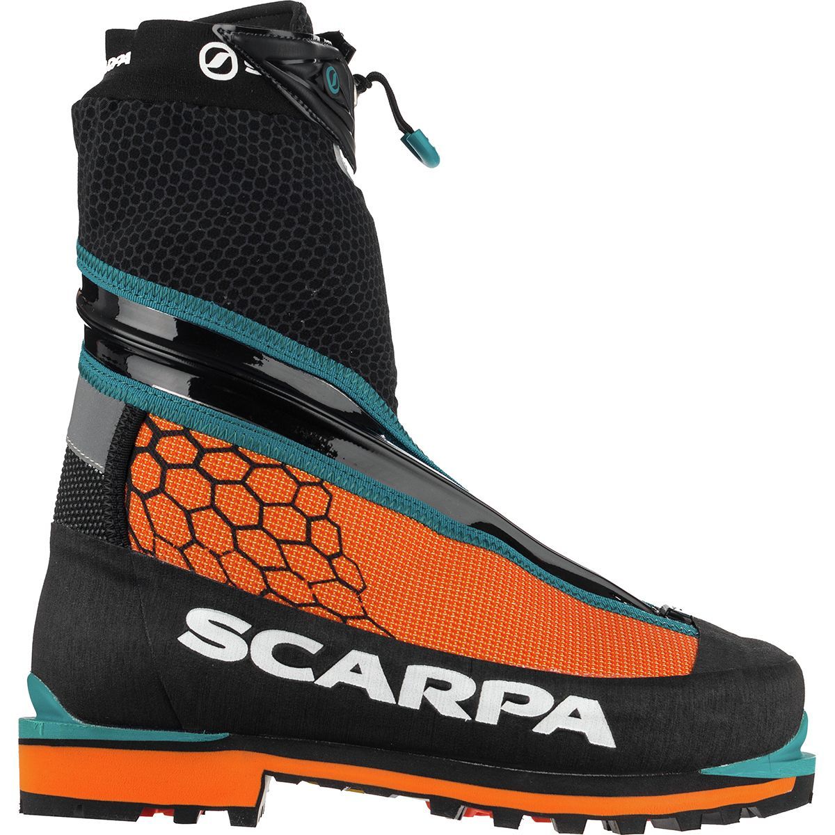 Scarpa Phantom Tech Mountaineering Boot Black/Orange, 44.5