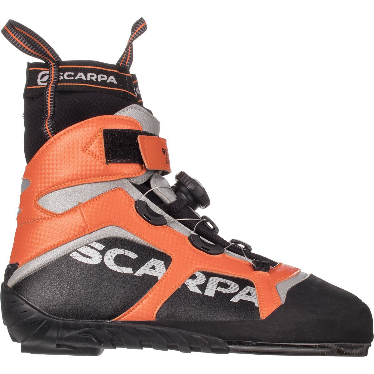 Scarpa Rebel Ice Boot Black/Orange, 44.0