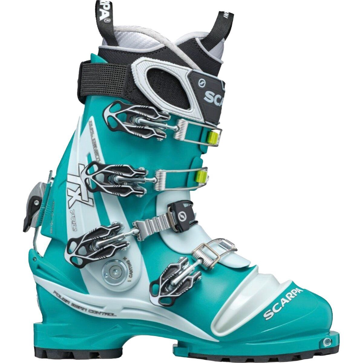 Scarpa TX Pro Telemark Boot - 2024 - Women's Emerald/Ice Blue, 27.0