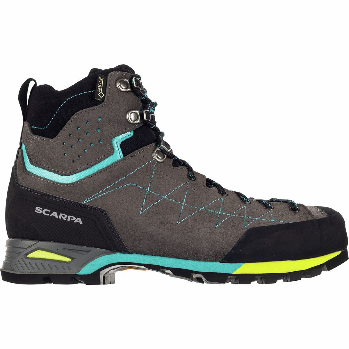 Scarpa Zodiac Plus GTX Backpacking Boot - Women's Shark/Maldive, 37.0