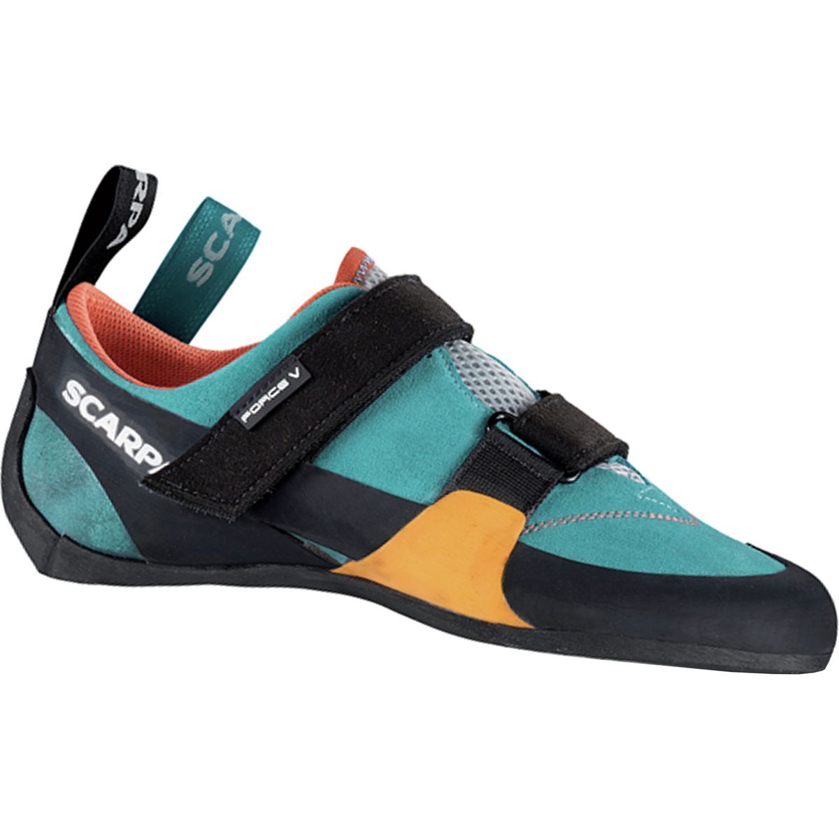 Scarpa Force V Climbing Shoe - Women's Ice Fall/Mandarin Red, 36.5