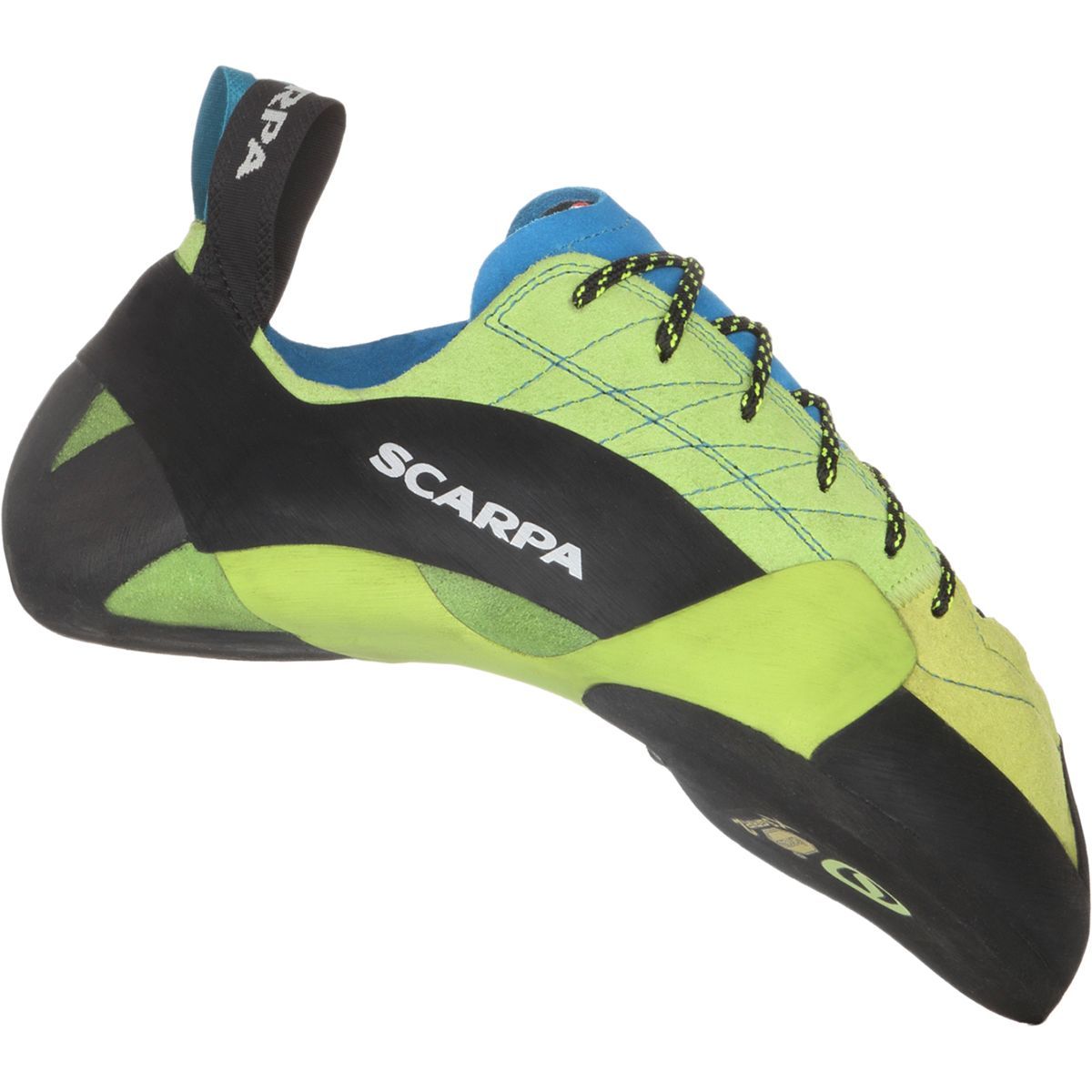 Scarpa Mago Climbing Shoe Bright Lime, 36.0