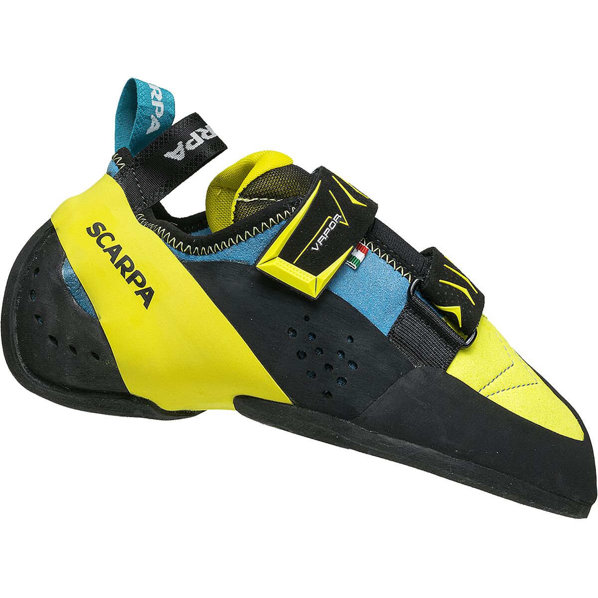Image of Scarpa Vapor V Climbing Shoe Ocean/Yellow, 38.5
