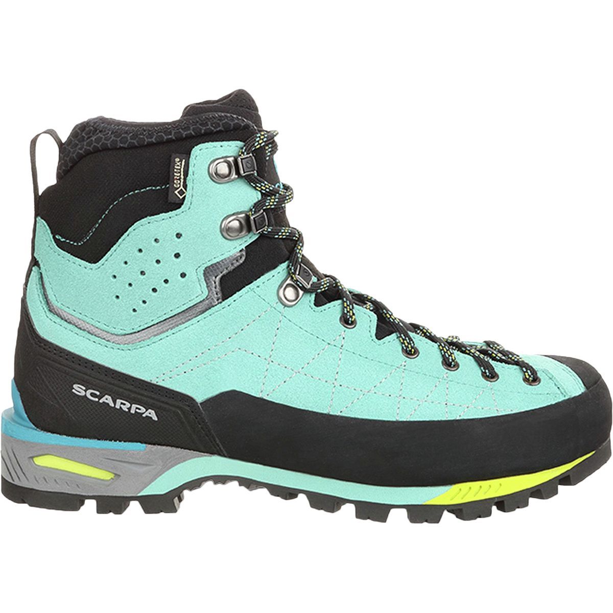 Scarpa Zodiac Tech GTX Mountaineering Boot - Women's Green Blue, 39.5