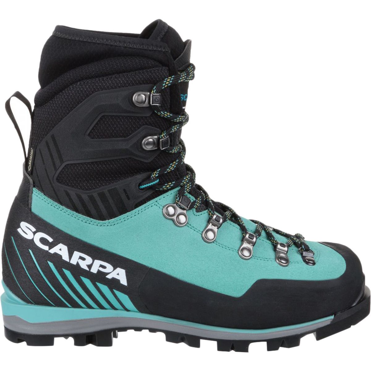 Image of Scarpa Mont Blanc Pro GTX Mountaineering Boot - Women's Green Blue, 41.0