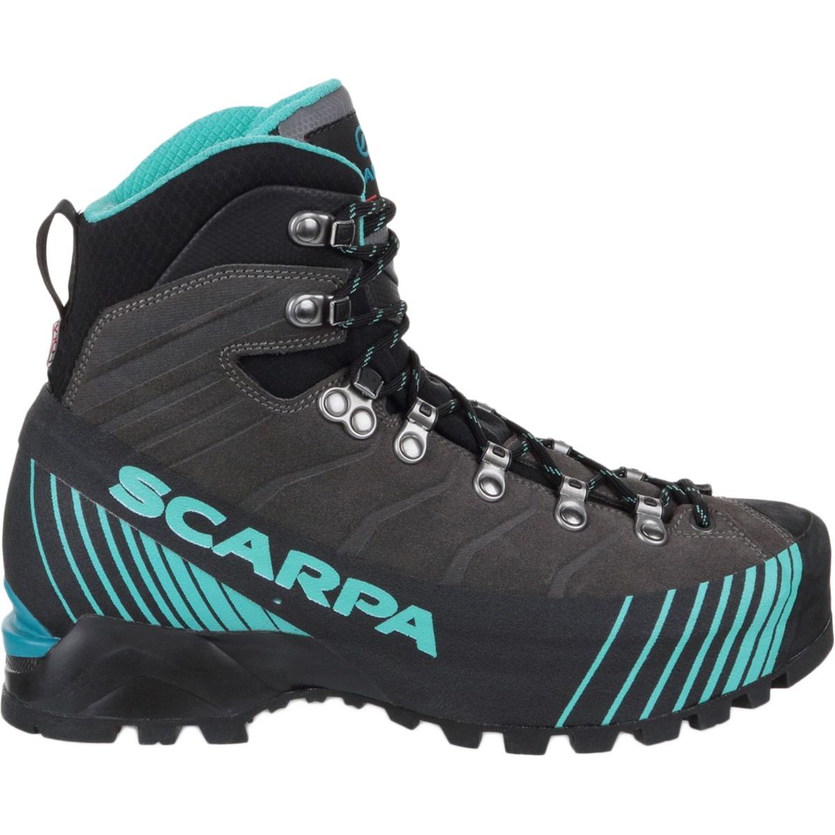 Scarpa Ribelle HD Mountaineering Boot - Women's Titanium/Aqua, 39.0