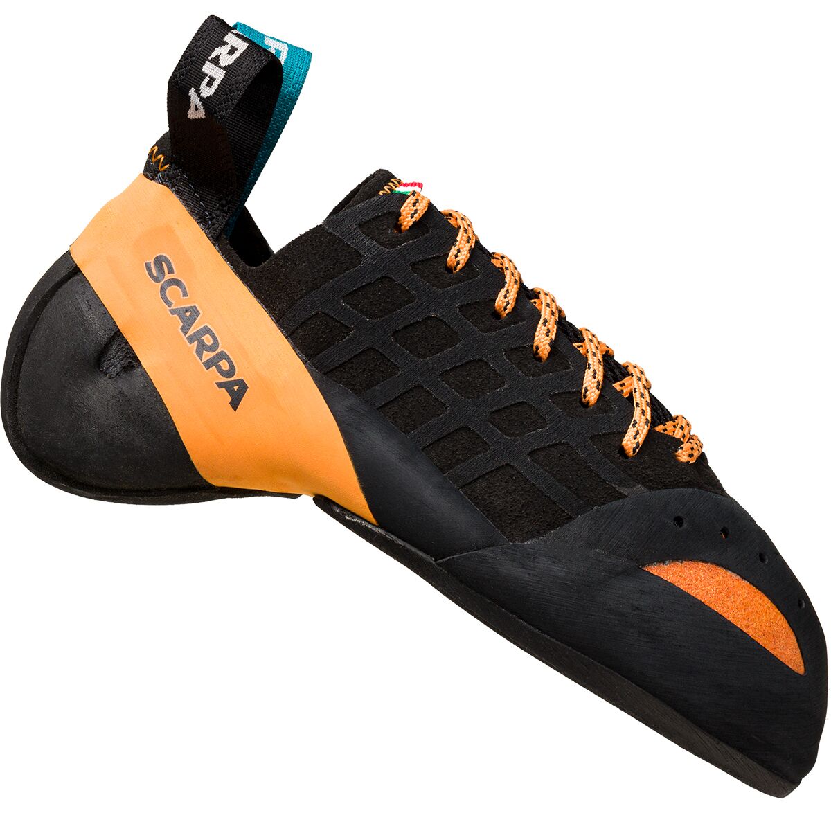 Image of Scarpa Instinct Climbing Shoe - Men's Black/Orange, 36.5