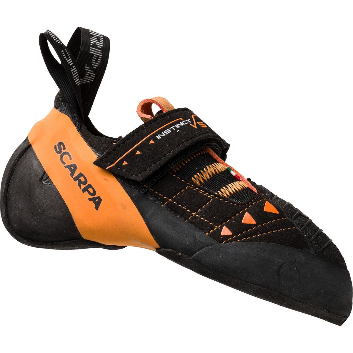 Image of Scarpa Instinct VS Climbing Shoe - Men's Black/Orange, 45.0