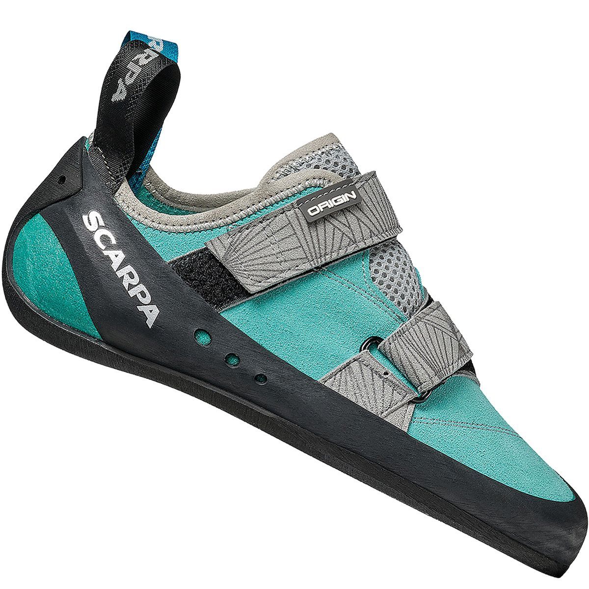 Image of Scarpa Origin Climbing Shoe - Women's Maldive/Black, 40.0