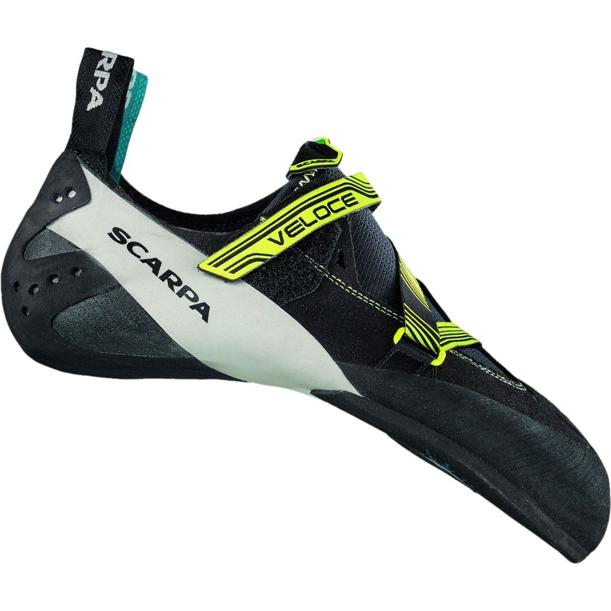 Image of Scarpa Veloce Climbing Shoe Black/Yellow, 41.0
