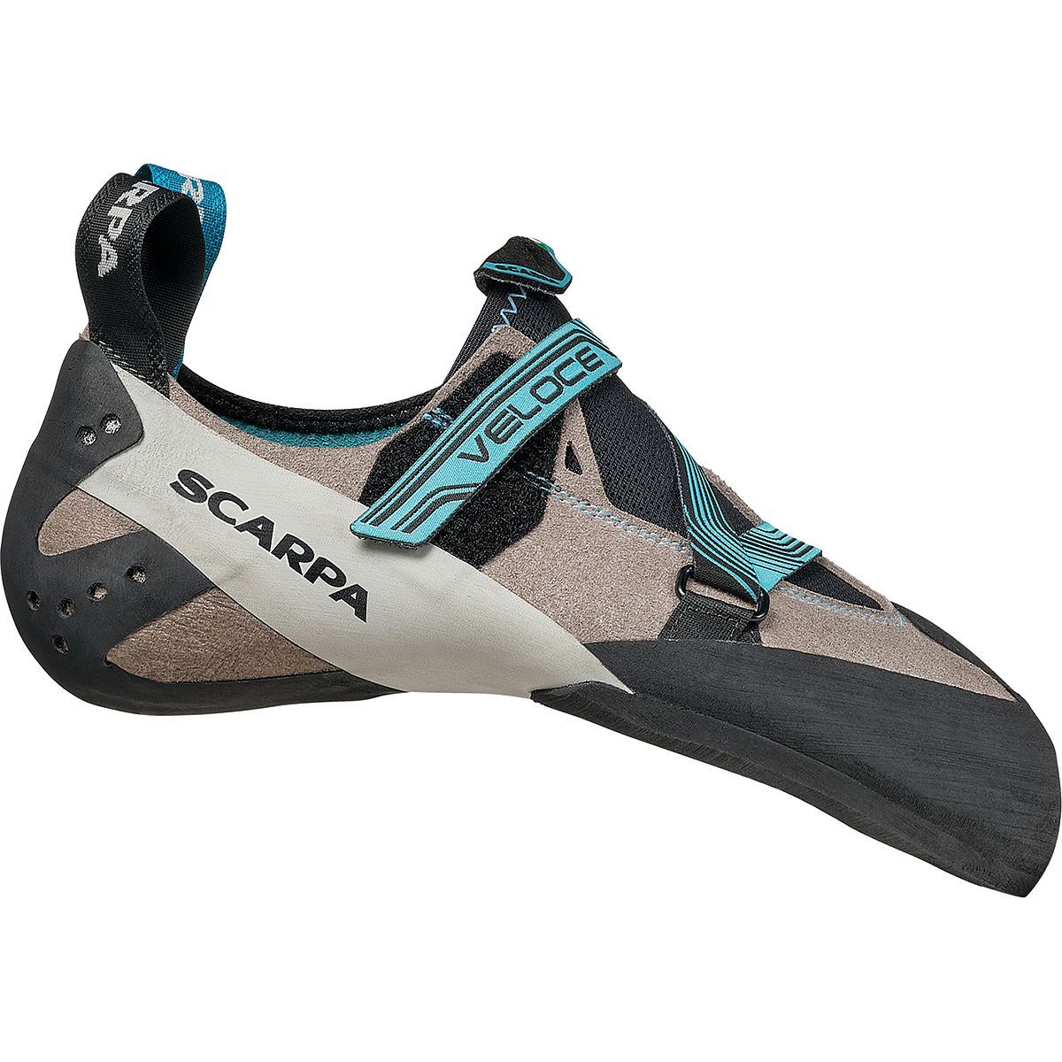 Image of Scarpa Veloce Climbing Shoe - Women's Light Grey/Maldive, 42.0